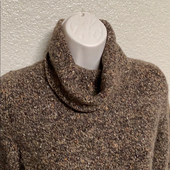 Express Brown Cowl Neck Sweater - Picture 2 of 4